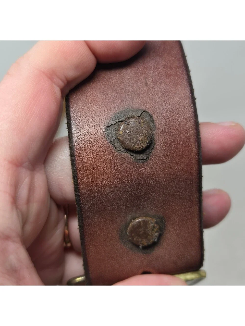 Vintage ARTIC CAT Snowmobile Leather Embossed Belt with Buckle Men's Size 36